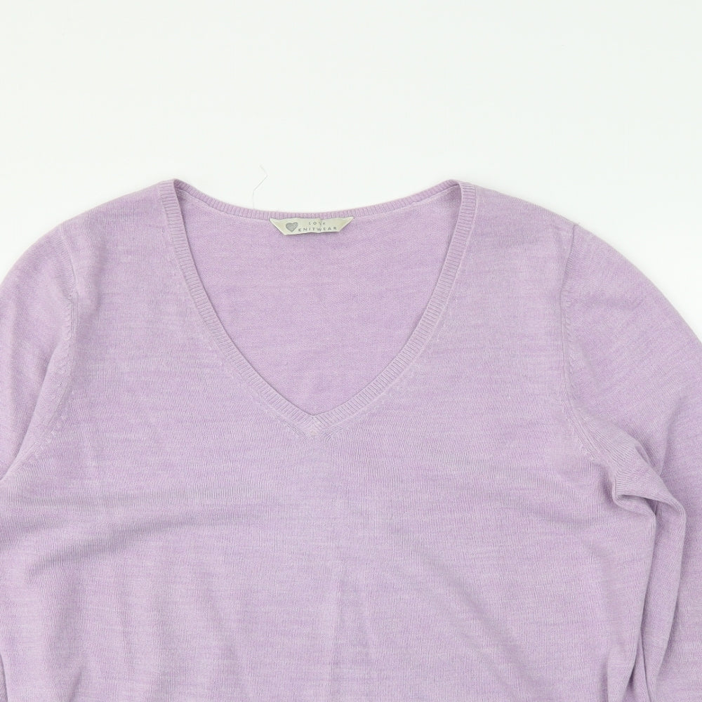 BHS Womens Purple   Pullover Jumper Size 14