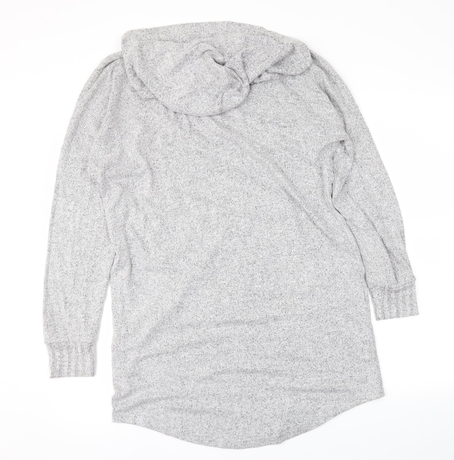 Primark Womens Grey   Tunic Hoodie Size S