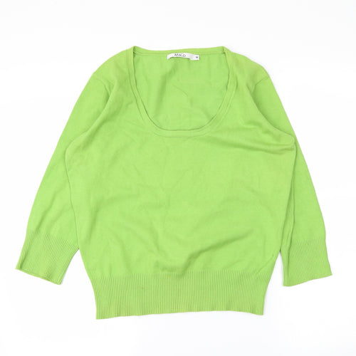 M&Co Womens Green   Pullover Jumper Size M