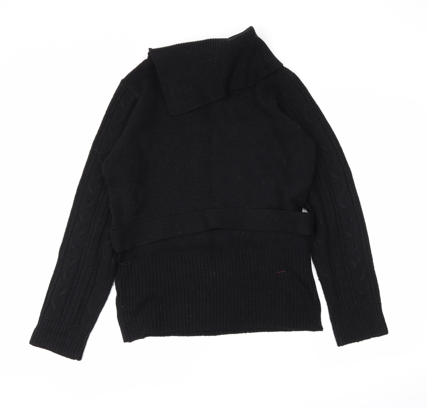E-vie Womens Black   Pullover Jumper Size 18