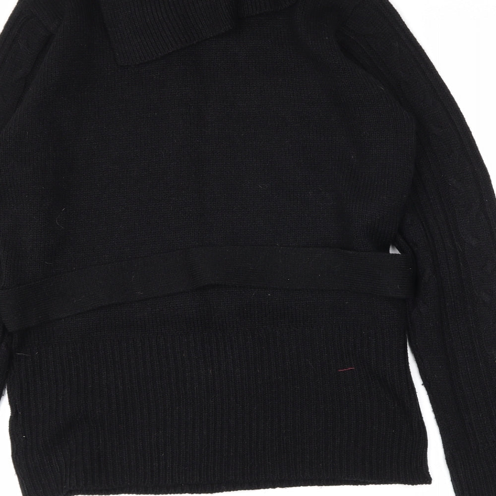 E-vie Womens Black   Pullover Jumper Size 18