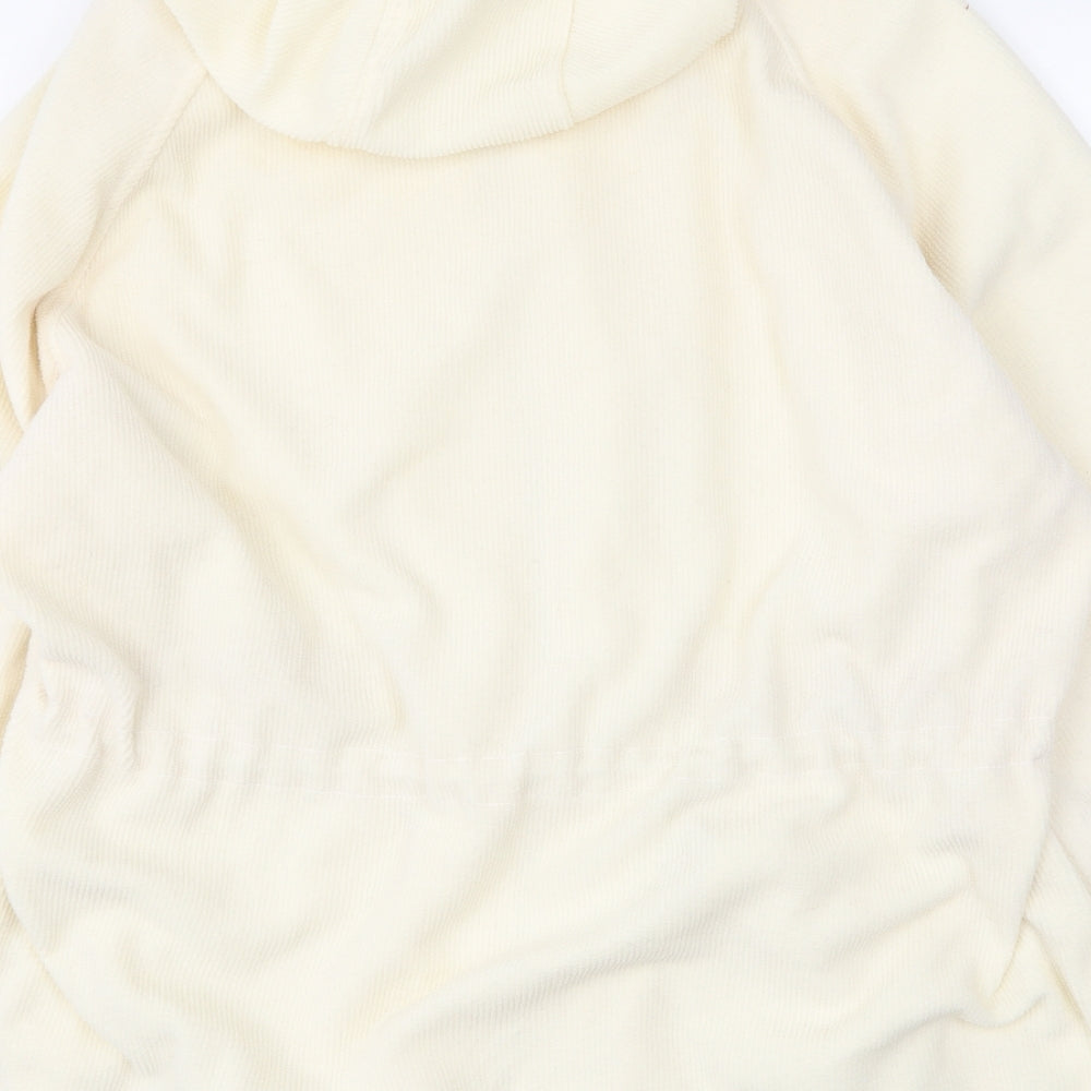 Preworn Womens Ivory   Full Zip Hoodie Size L