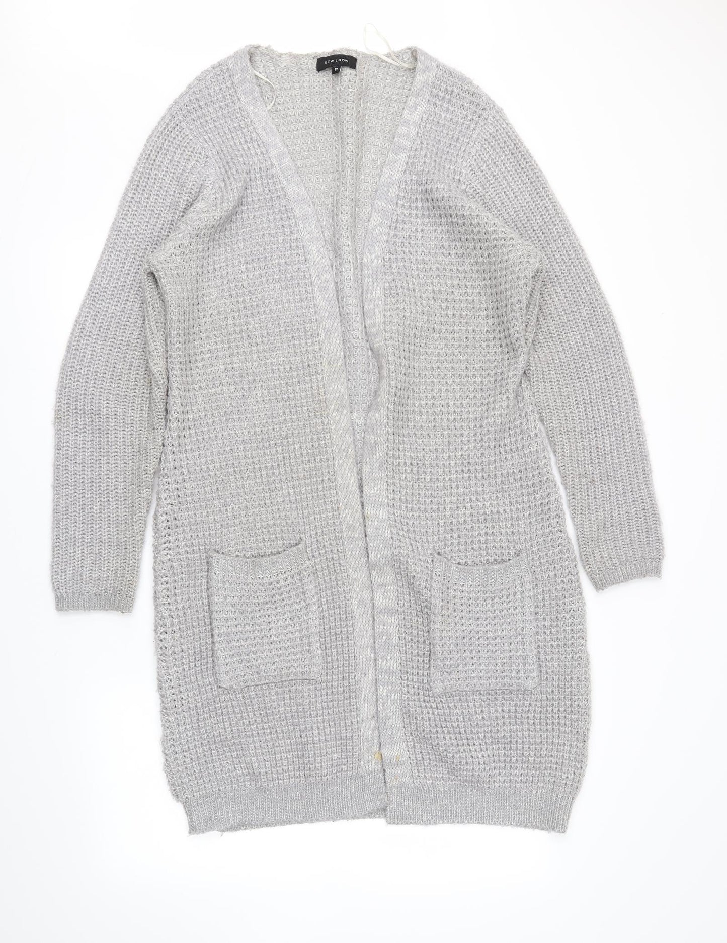 newlook Womens Grey   Cardigan Jumper Size 12