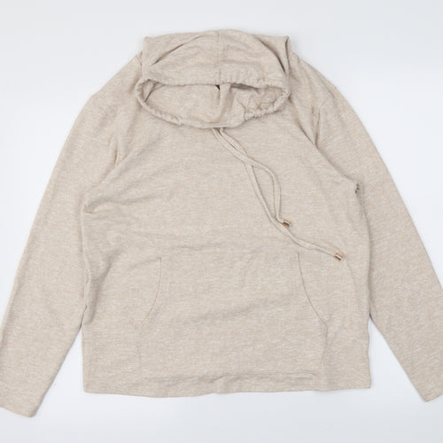 F&F Womens Beige   Pullover Hoodie Size 8