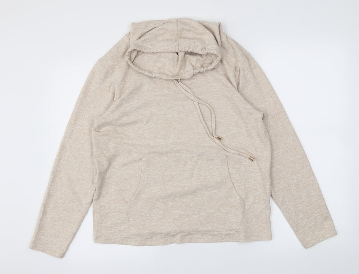 F&F Womens Beige   Pullover Hoodie Size 8