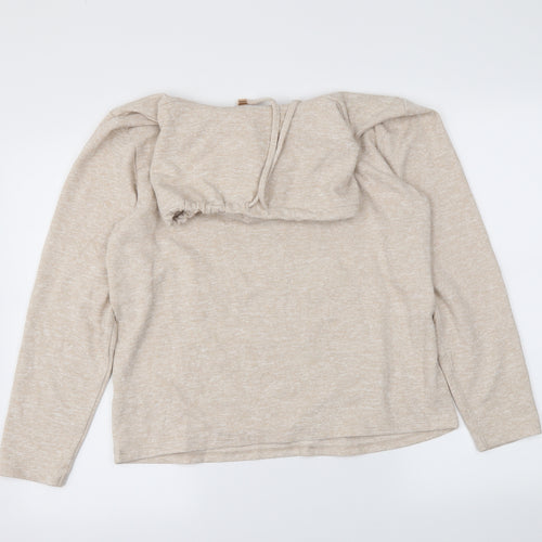 F&F Womens Beige   Pullover Hoodie Size 8