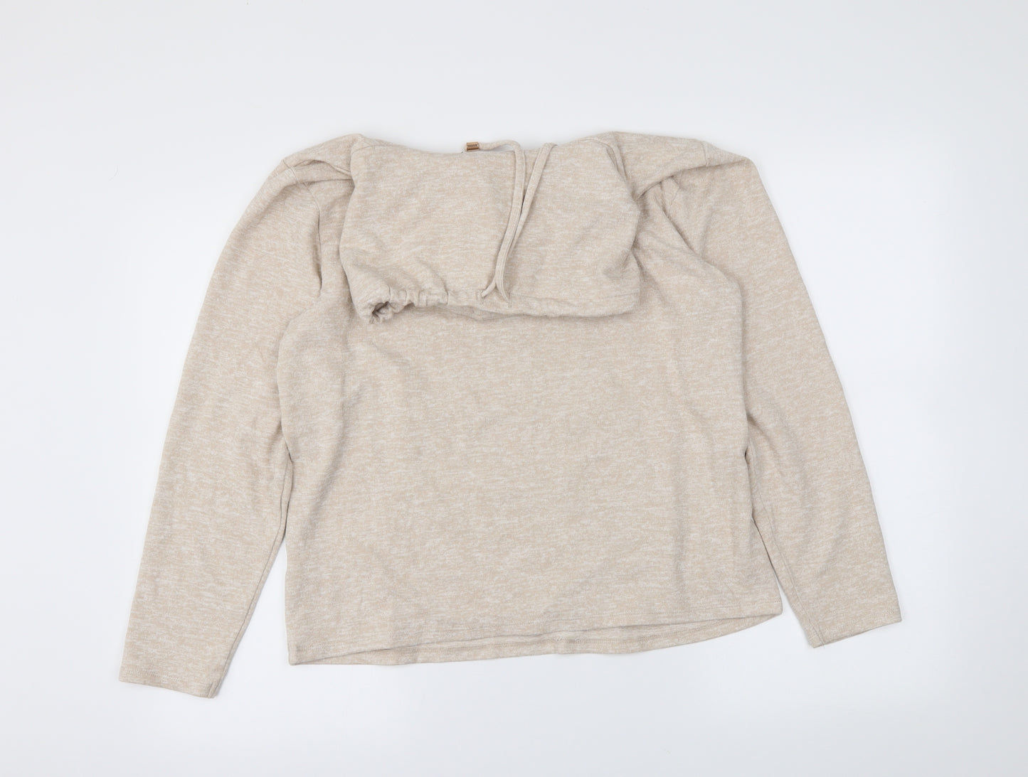 F&F Womens Beige   Pullover Hoodie Size 8