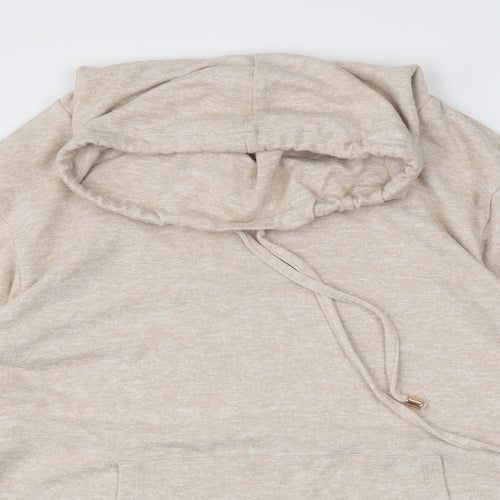 F&F Womens Beige   Pullover Hoodie Size 8