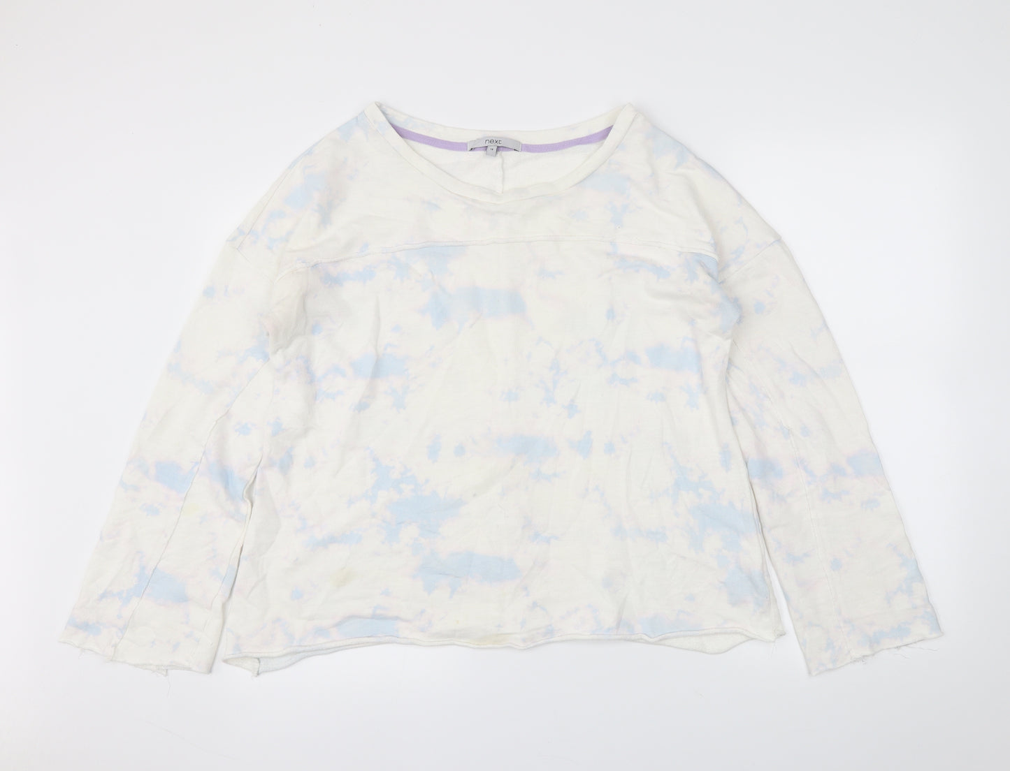 NEXT Womens White   Tunic T-Shirt Size 14