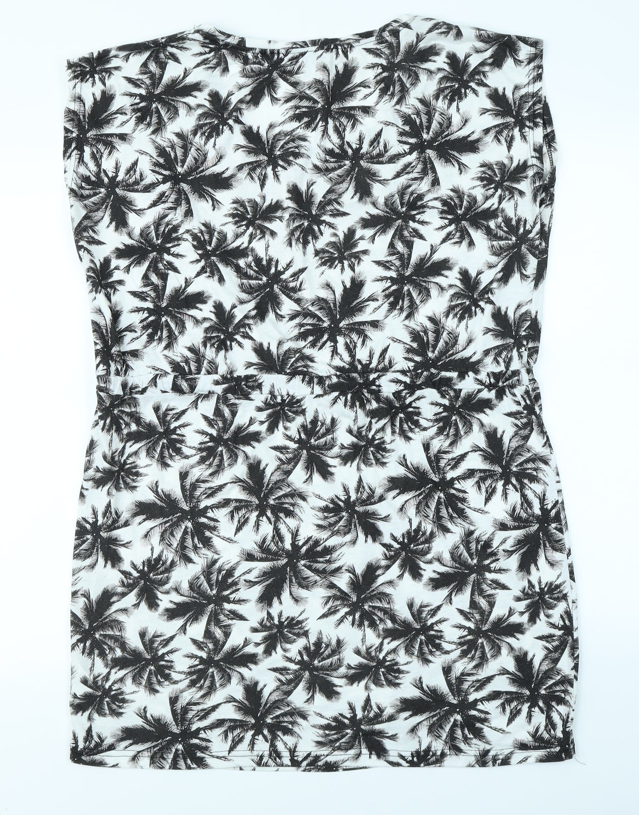 F&F Womens Black Floral  A-Line  Size 16