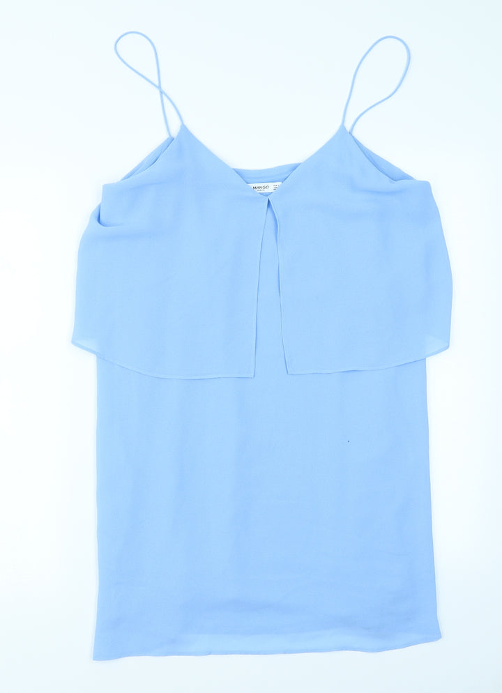 Mango Womens Blue   Basic Blouse Size L