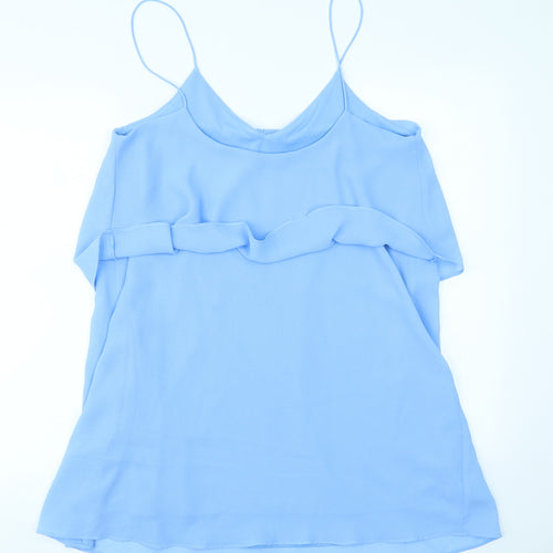 Mango Womens Blue   Basic Blouse Size L