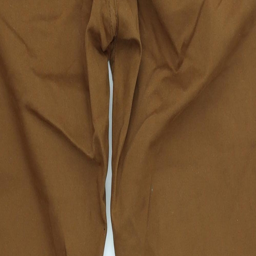 MNG Womens Brown   Chino Trousers Size 8 L26 in