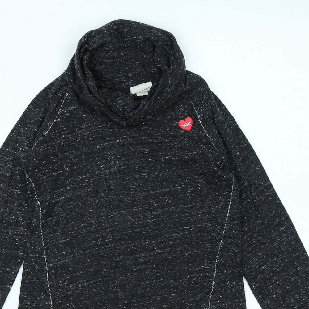 Diesel Womens Grey   Basic T-Shirt Size S