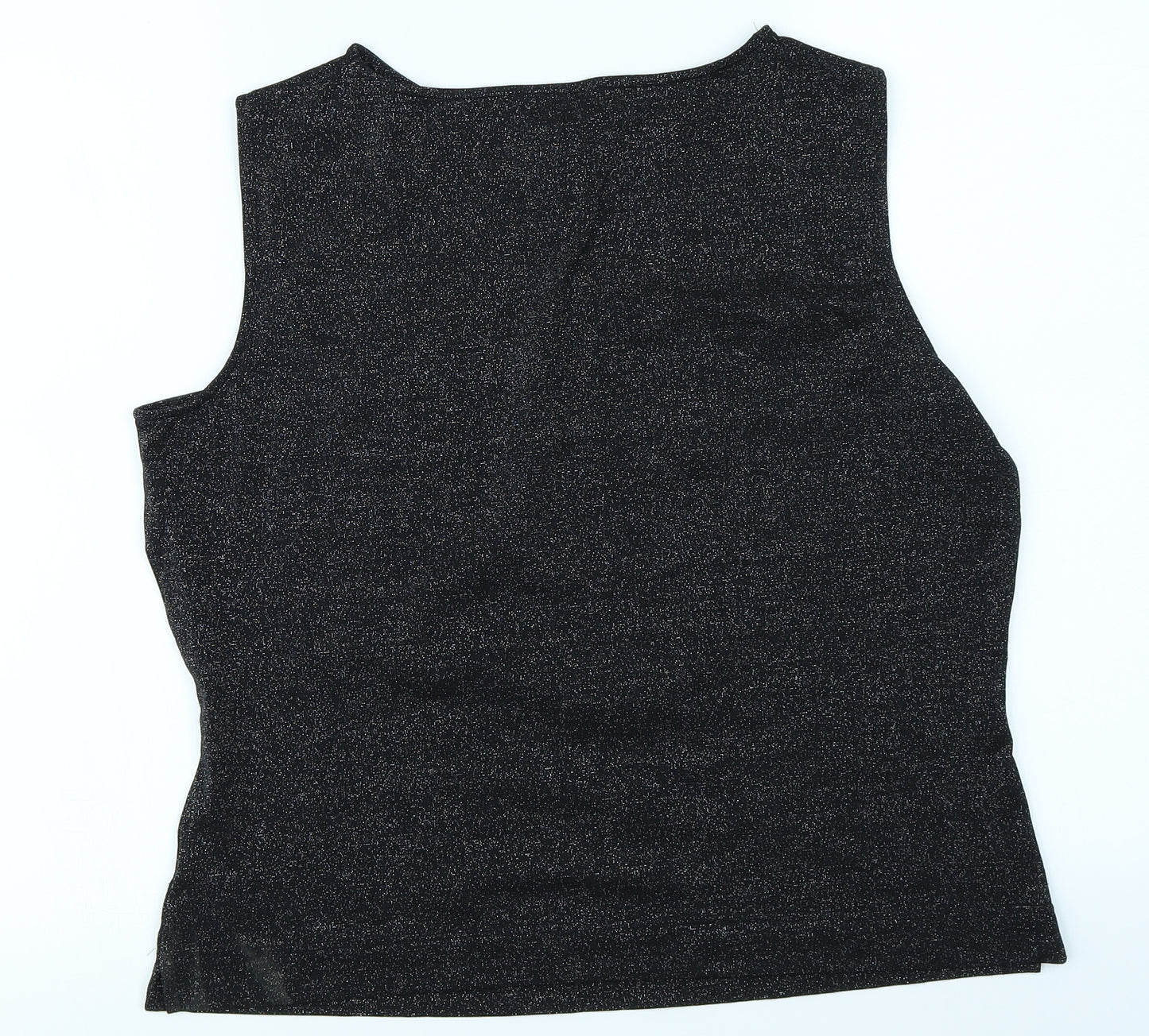 St Michael Womens Black   Basic T-Shirt Size 16