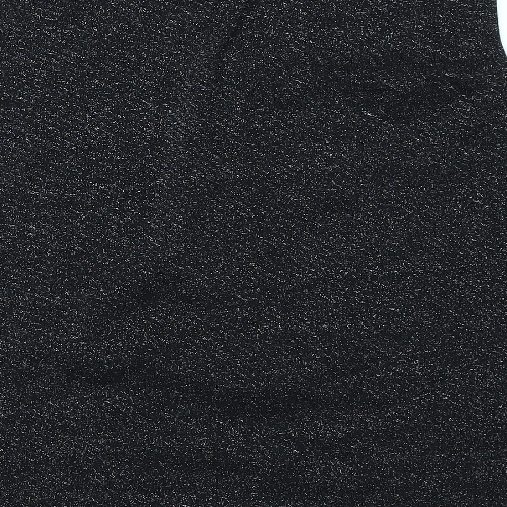 St Michael Womens Black   Basic T-Shirt Size 16