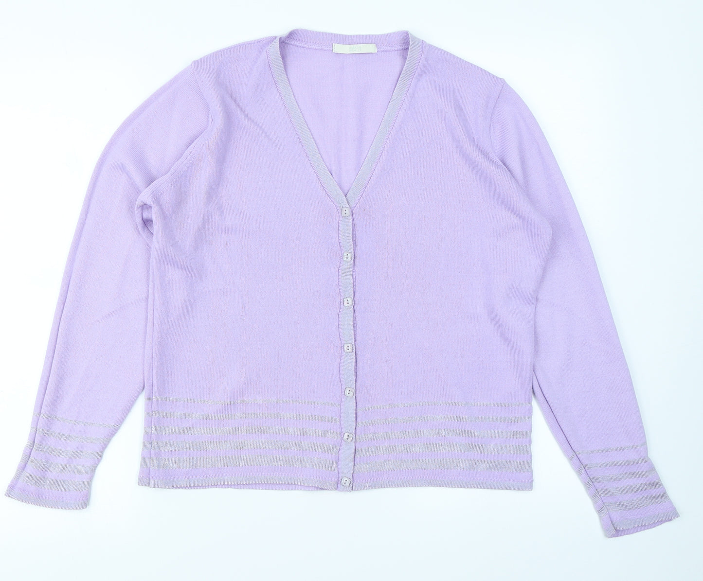 Marks & Spencer Womens Purple   Cardigan Jumper Size 12