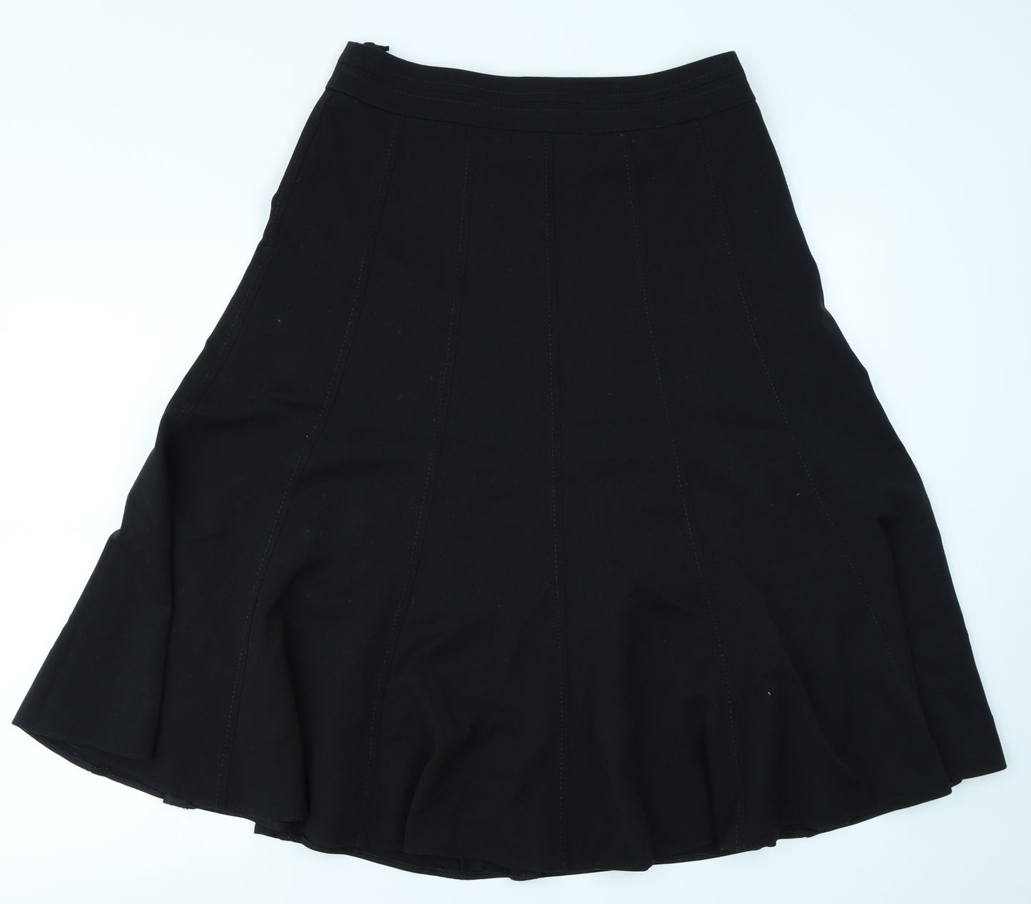 M&S Collection Womens Black   Flare Skirt Size 12