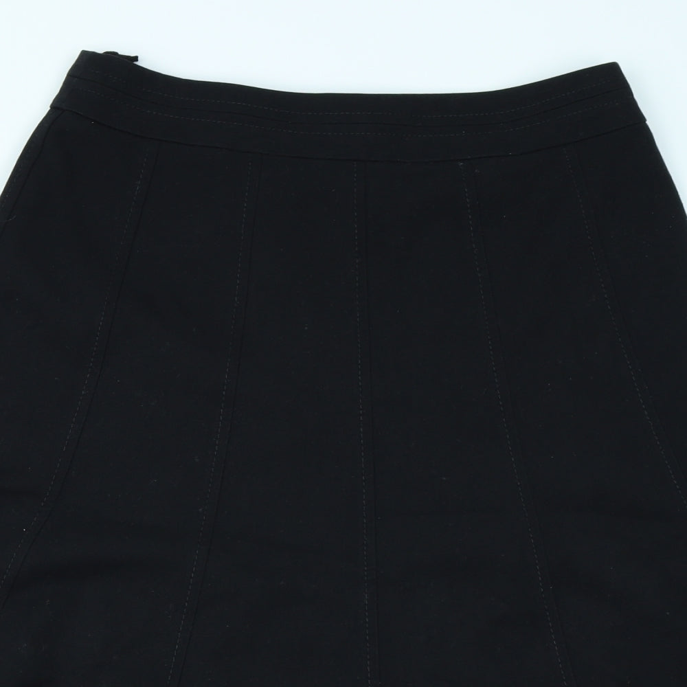M&S Collection Womens Black   Flare Skirt Size 12