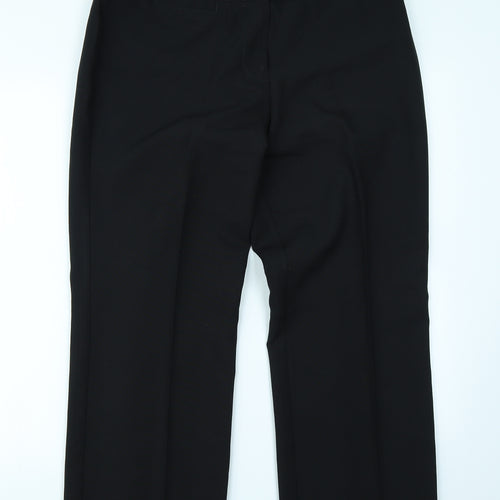M&S Woman Womens Black   Trousers  Size 14 L26 in
