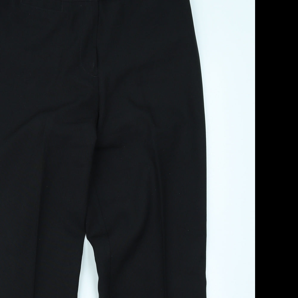 M&S Woman Womens Black   Trousers  Size 14 L26 in