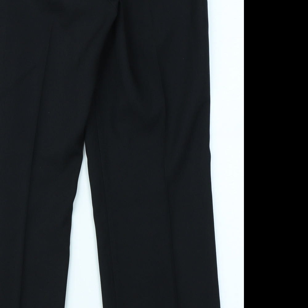 M&S Woman Womens Black   Trousers  Size 14 L26 in