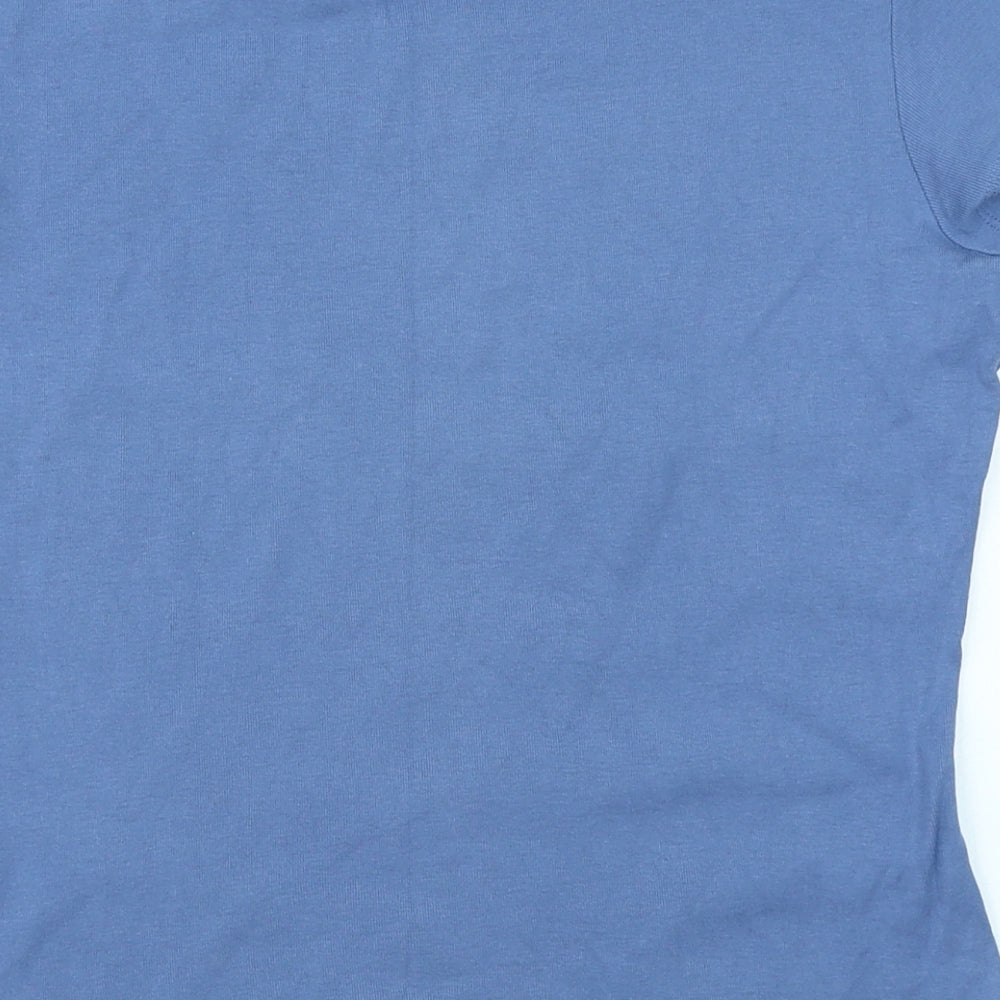 Marks & Spencer Womens Blue   Basic T-Shirt Size 12