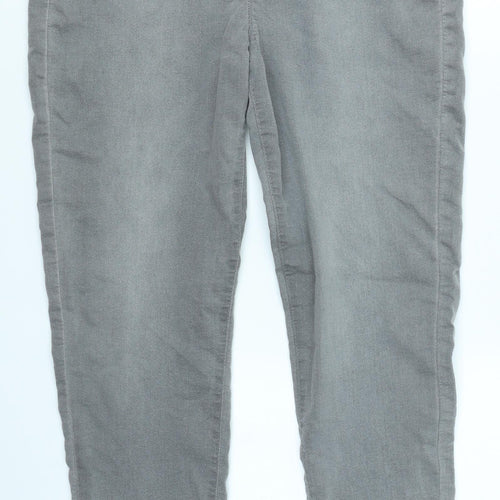 Peacocks Womens Grey   Jegging Jeans Size 14 L28 in