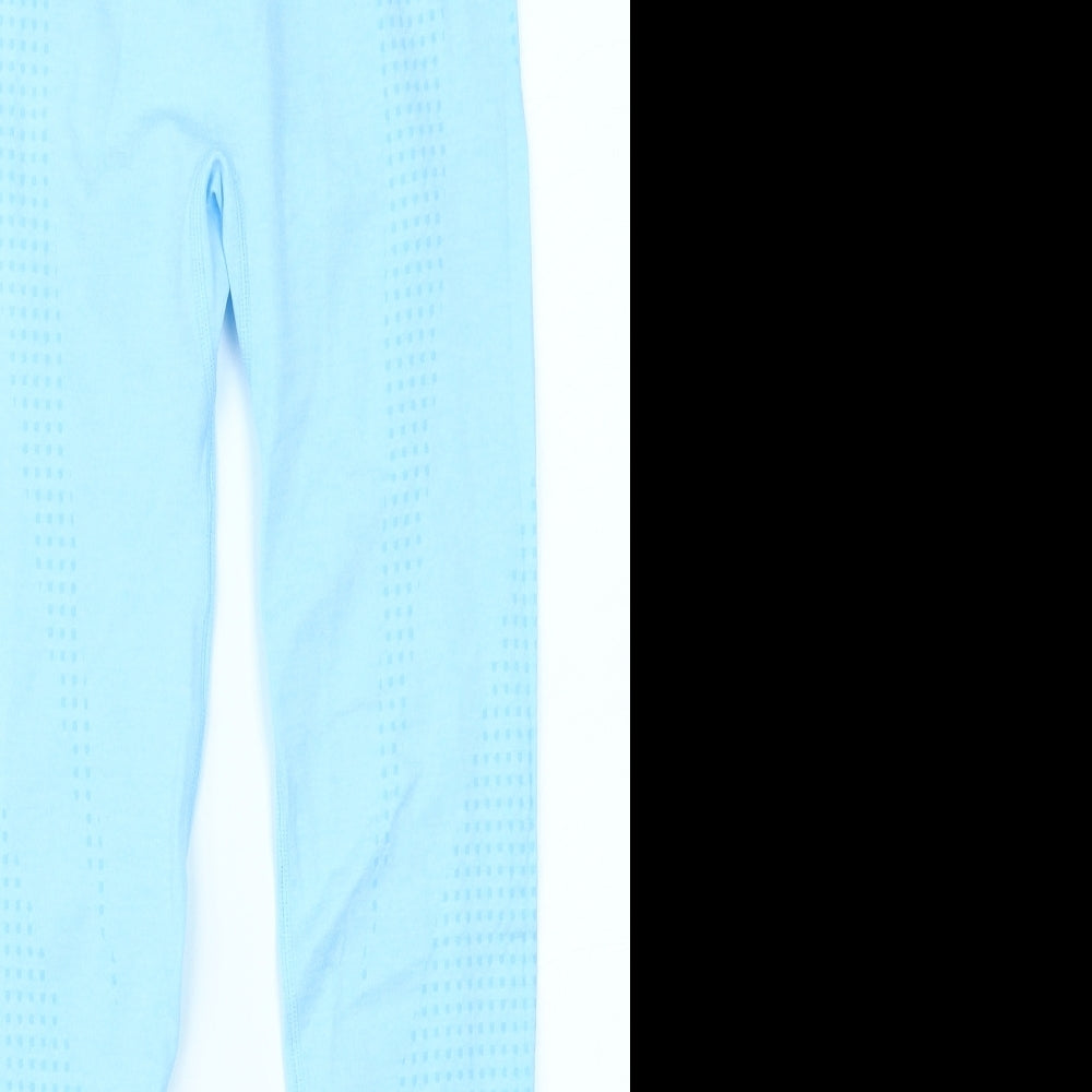 Preworn Womens Blue   Compression Leggings Size S L25 in