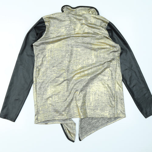 Bebo Womens Gold   Cardigan Jumper Size S