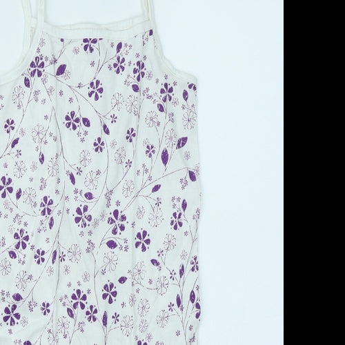 smiles Girls White Floral  A-Line  Size 5 Years