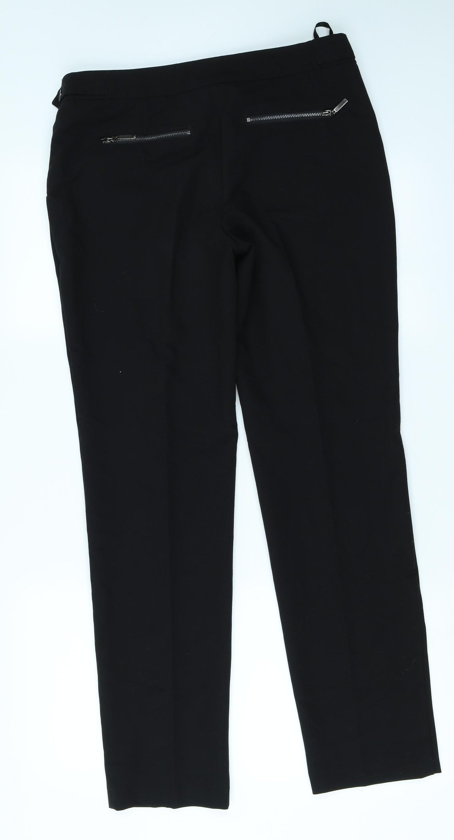 NEXT Womens Black   Trousers  Size 10 L28 in