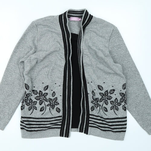 Sarah Hamilton Womens Grey   Pullover Jumper Size L