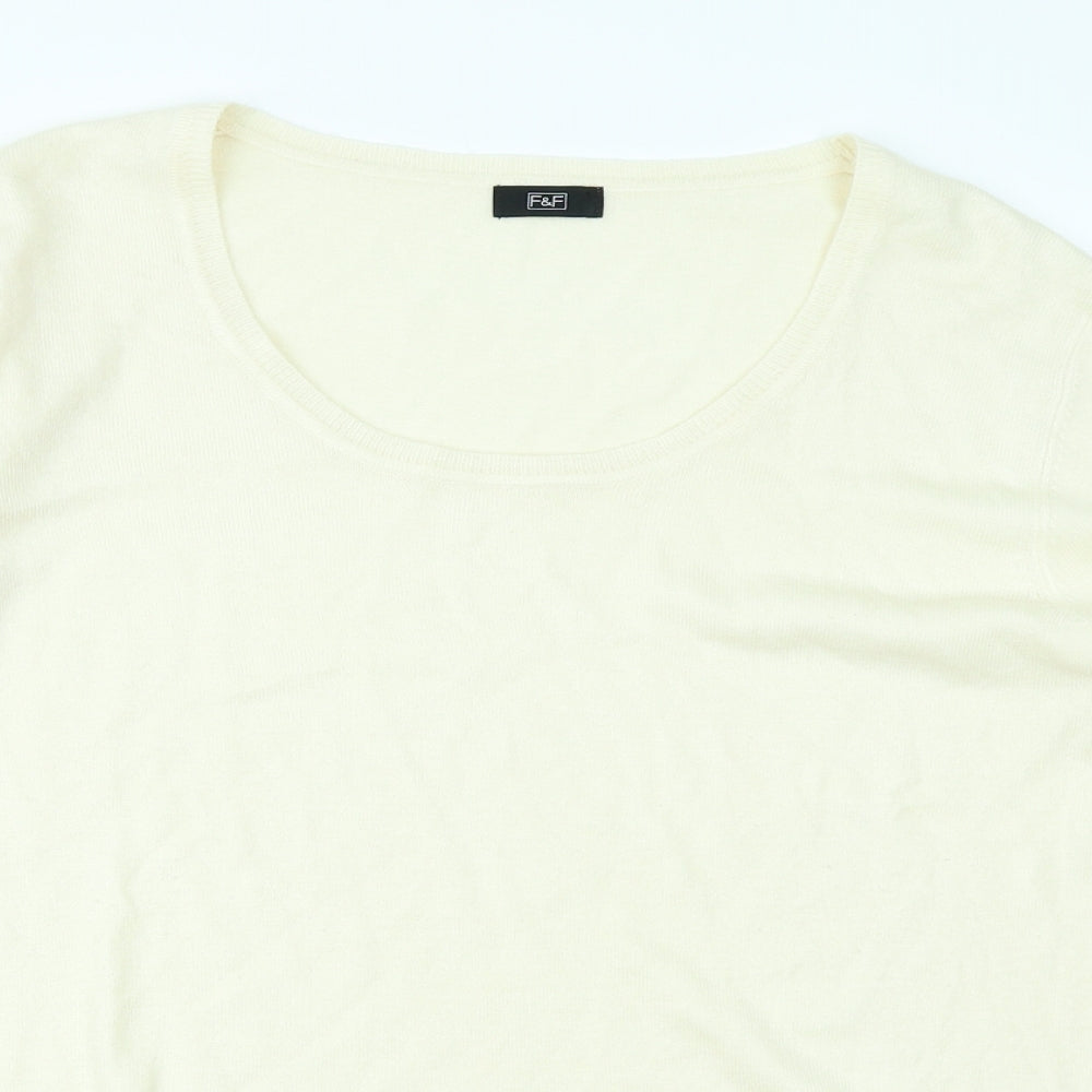 F&F Womens Ivory   Pullover Jumper Size 18