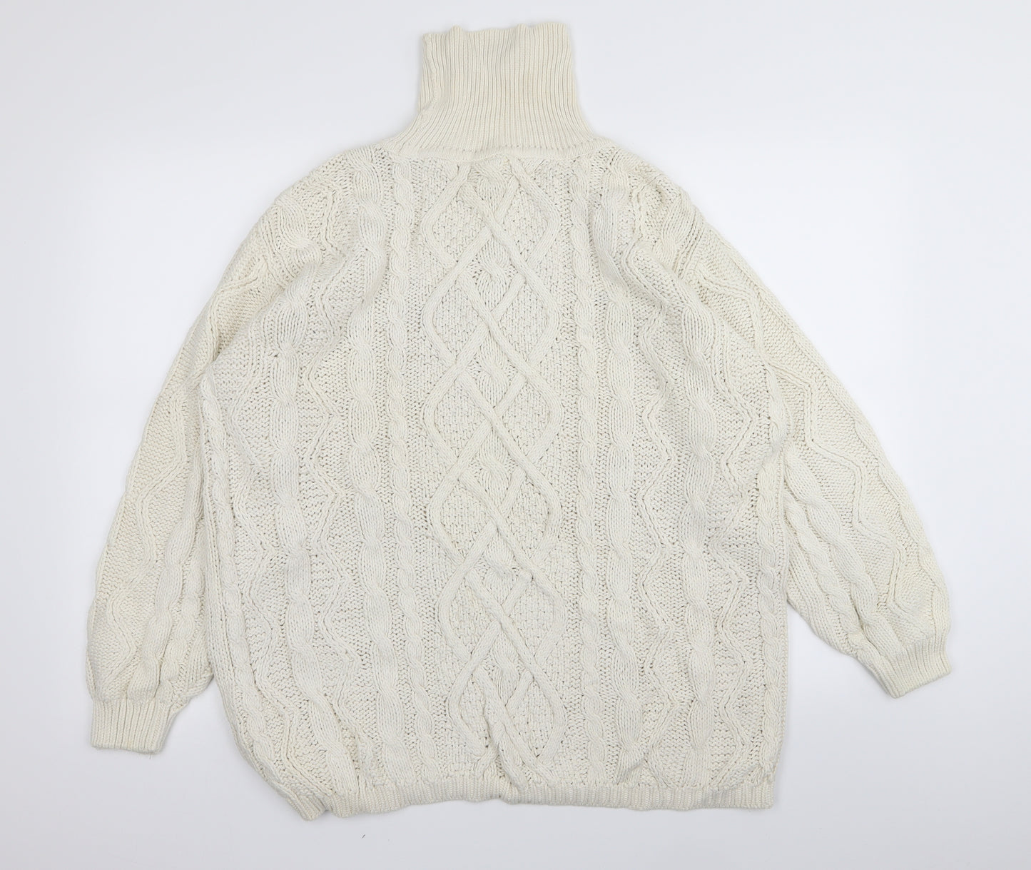 Yessica Womens White   Pullover Jumper Size L