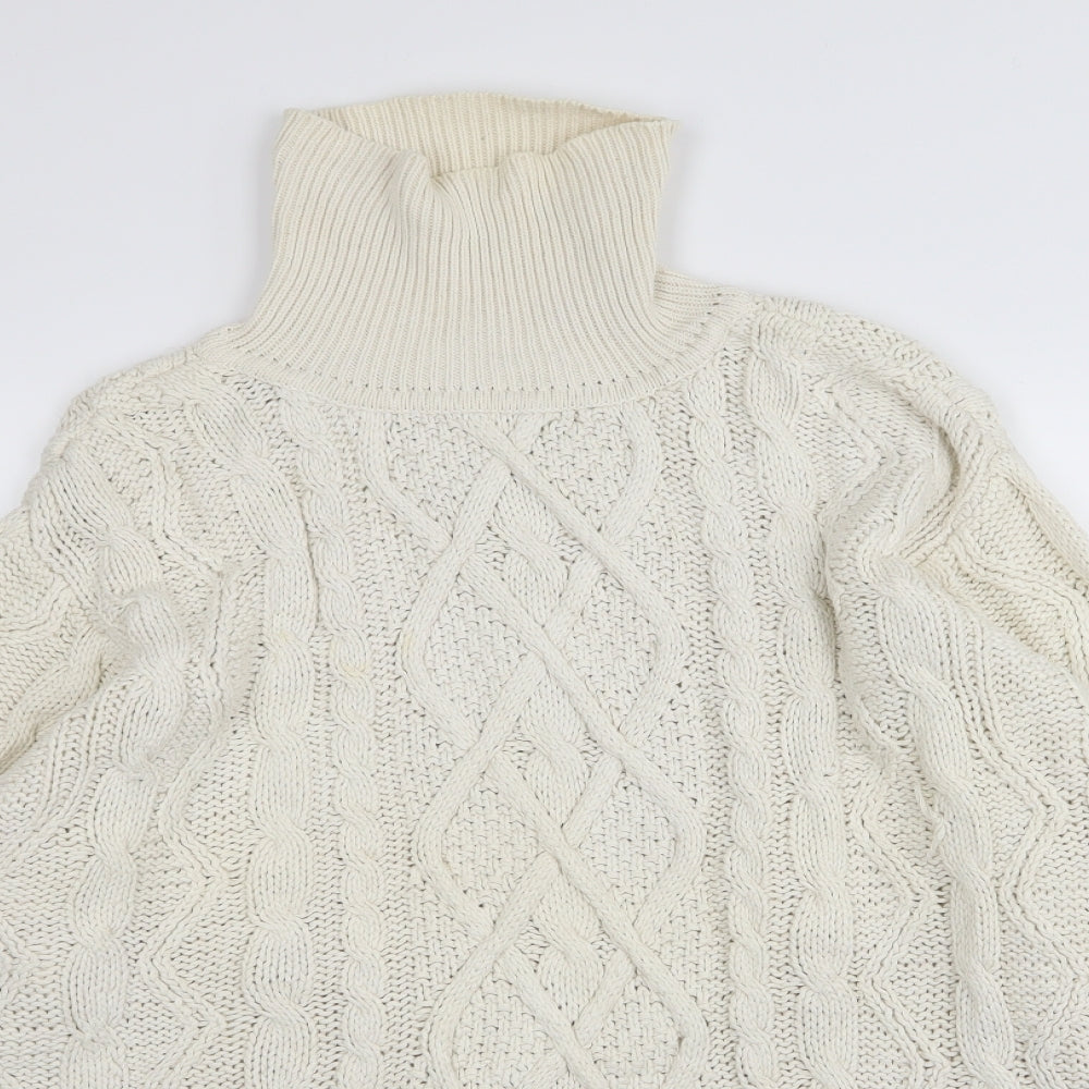 Yessica Womens White   Pullover Jumper Size L