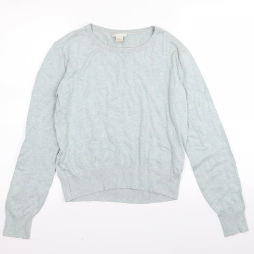H&M Womens Blue   Pullover Jumper Size 6