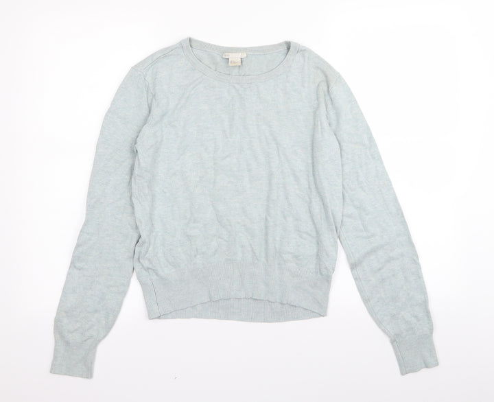 H&M Womens Blue   Pullover Jumper Size 6