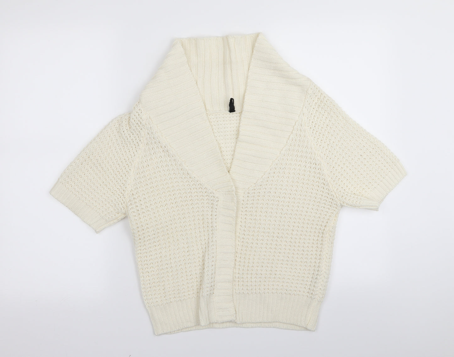 Cherokee Womens White   Cardigan Jumper Size M