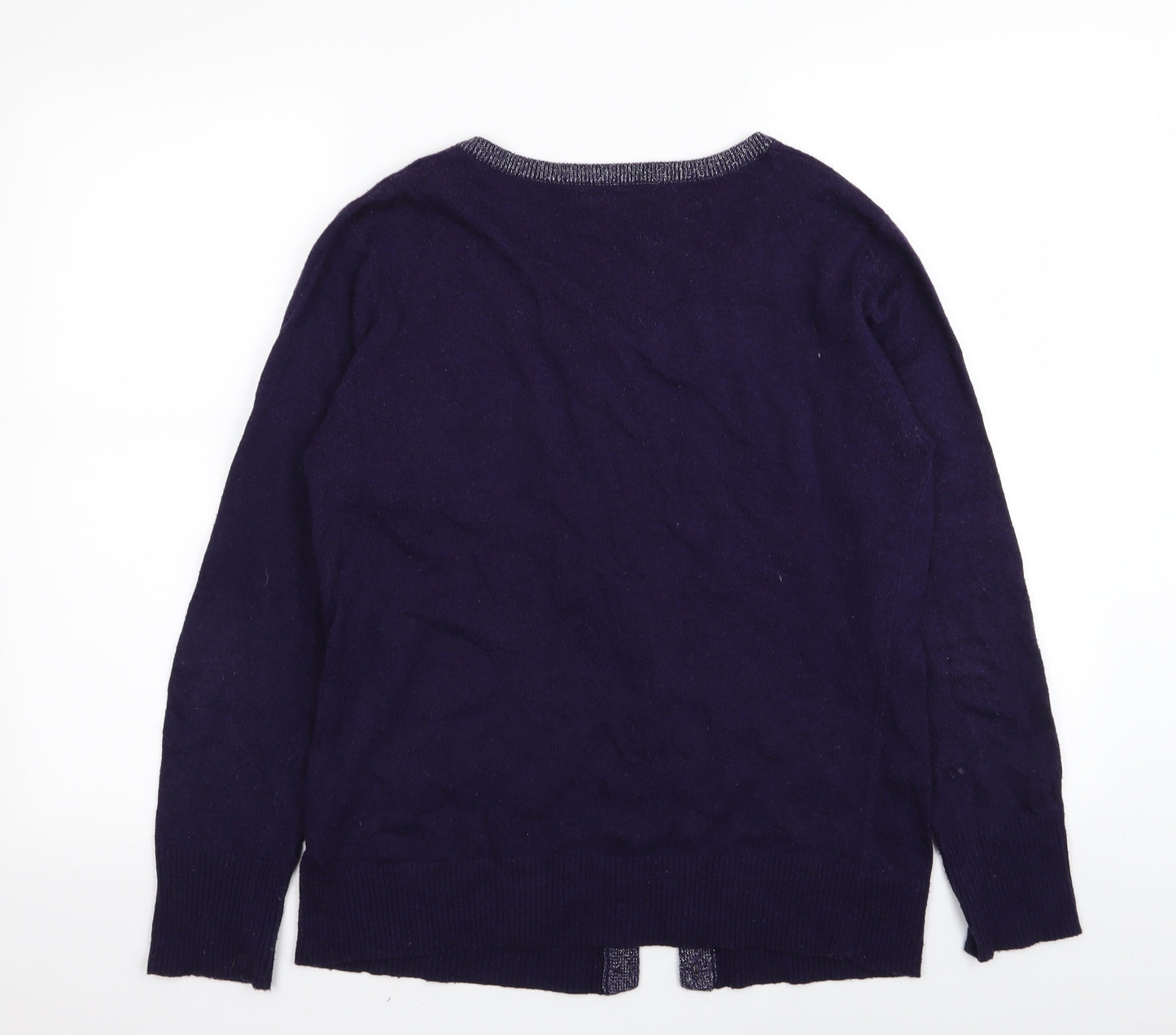 ze-ze Womens Purple   Cardigan Jumper Size L