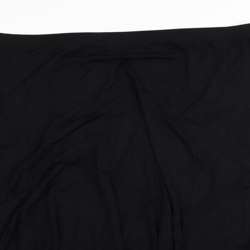 M&Co Womens Black   Flare Skirt Size 28  - Stretch waistband