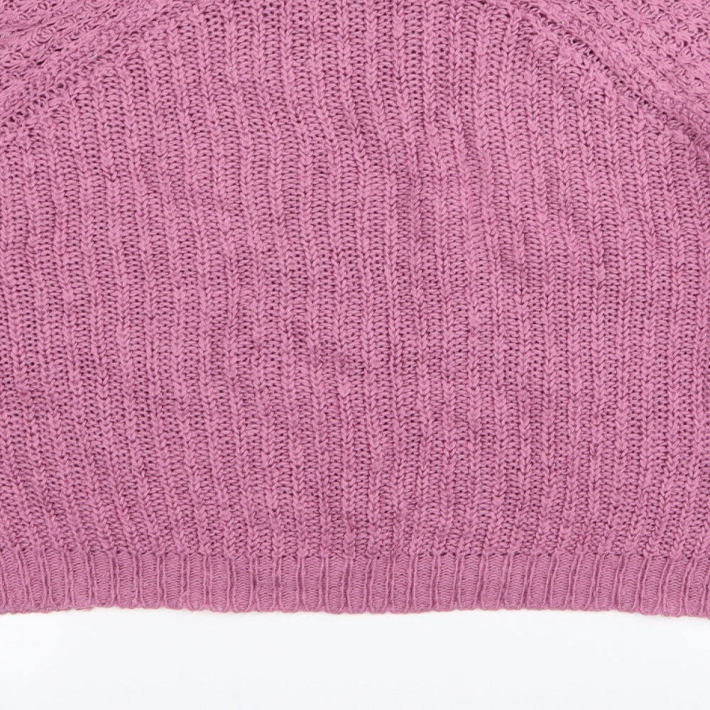 Dorothy Perkins Womens Pink   Pullover Jumper Size 12