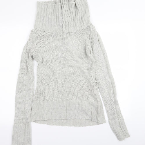 miss foni Womens Grey   Pullover Jumper Size 10