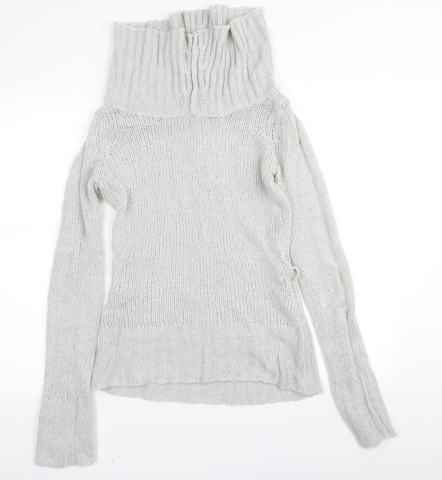 miss foni Womens Grey   Pullover Jumper Size 10