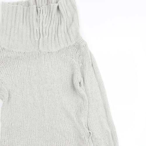 miss foni Womens Grey   Pullover Jumper Size 10