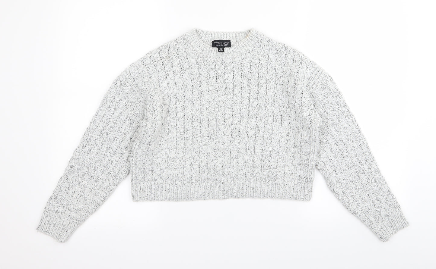 Topshop Womens Grey   Pullover Jumper Size 6