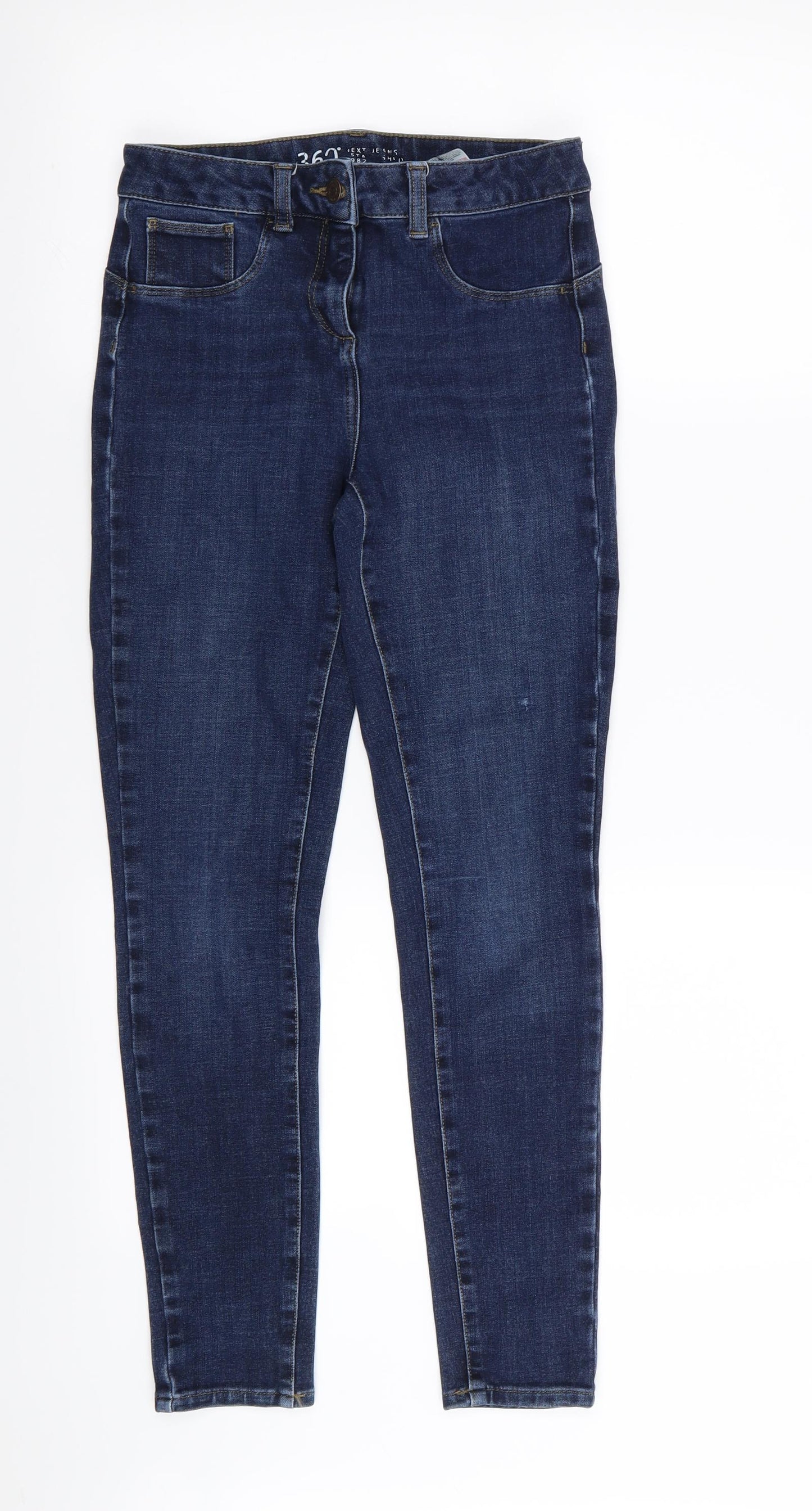NEXT Womens Blue   Skinny Jeans Size 8 L27 in