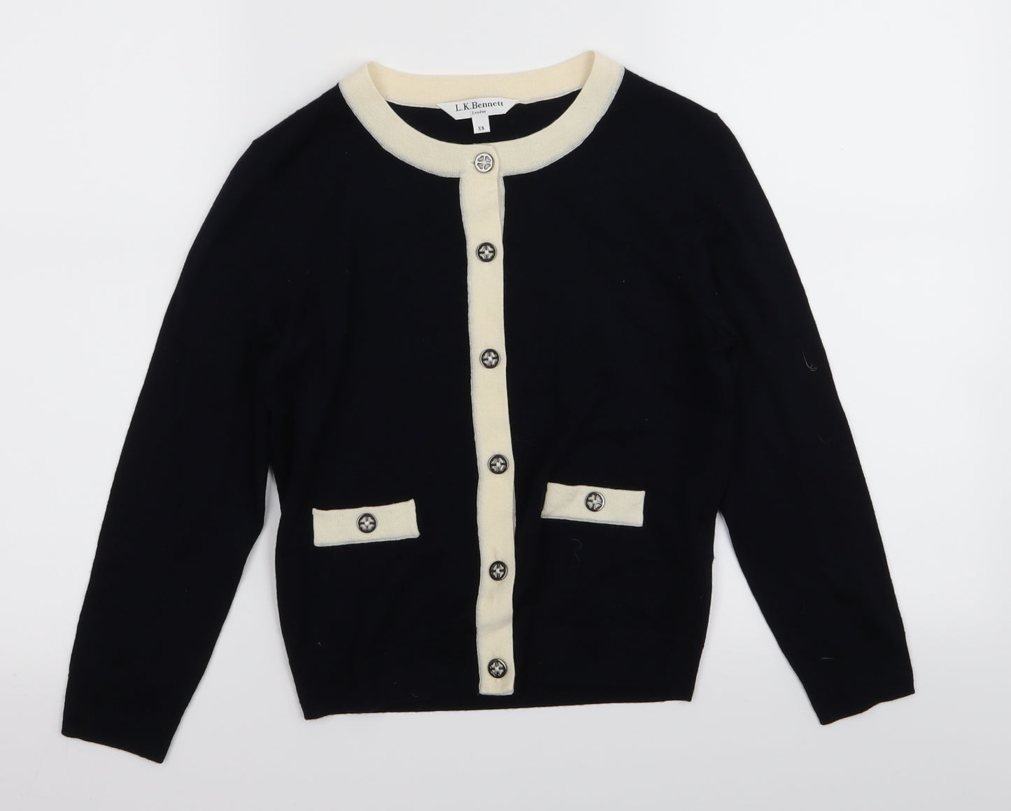 LK Bennett Womens Blue   Cardigan Jumper Size XS