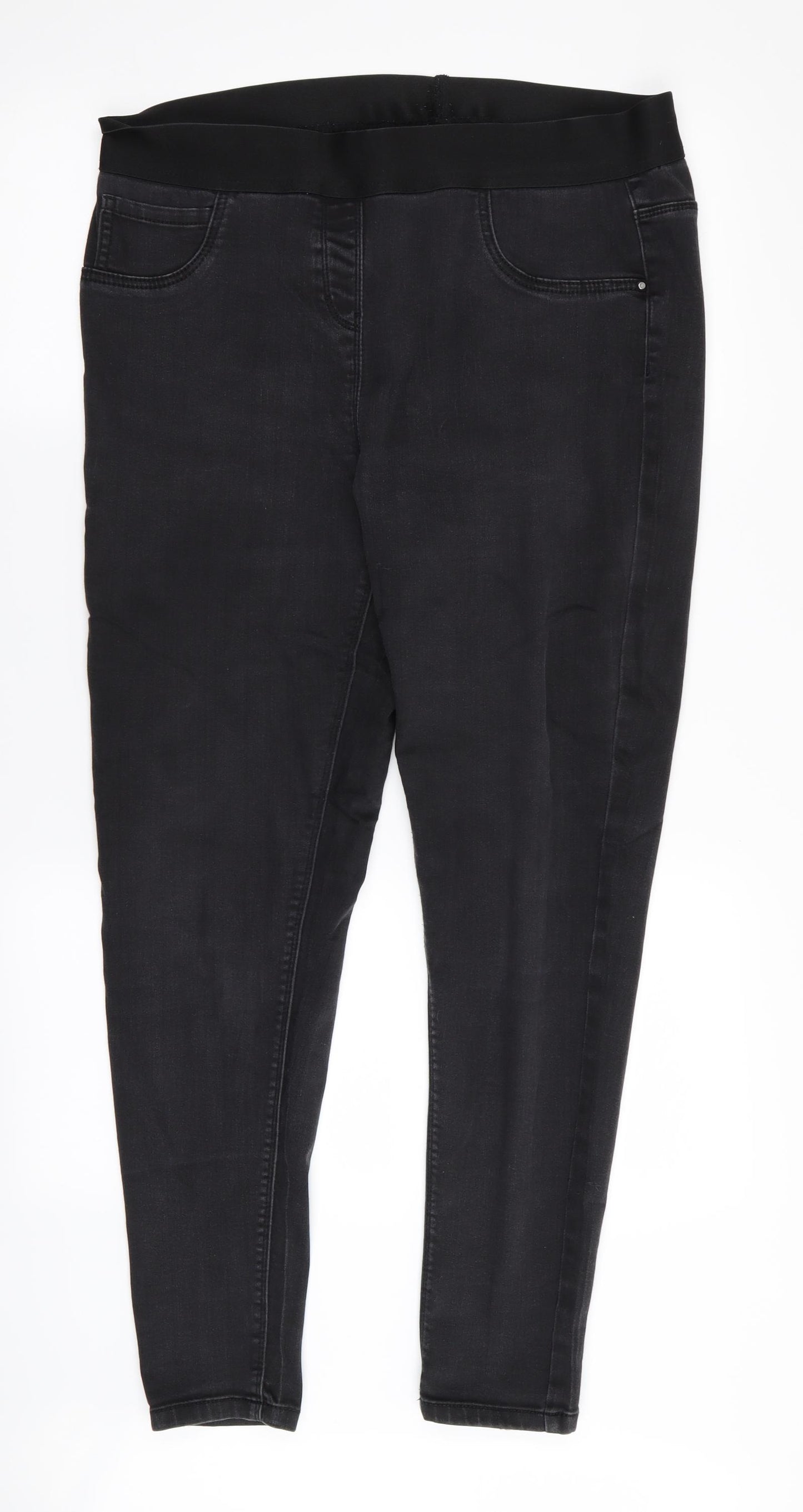 Asda George Womens Black   Jegging Leggings Size 16 L28 in