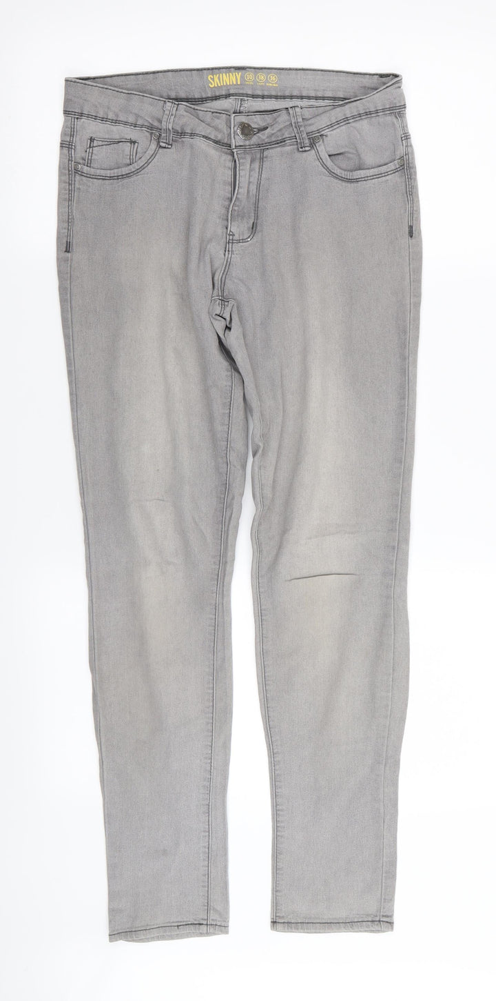 denim and co Womens Grey   Skinny Jeans Size 10 L29 in